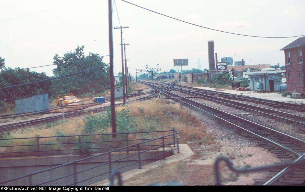 Approaching one of many junctions.